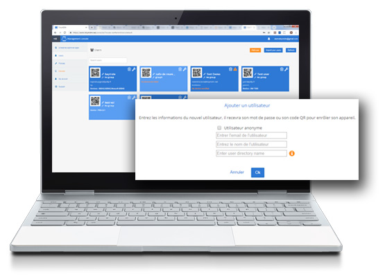 tinymdm user tab