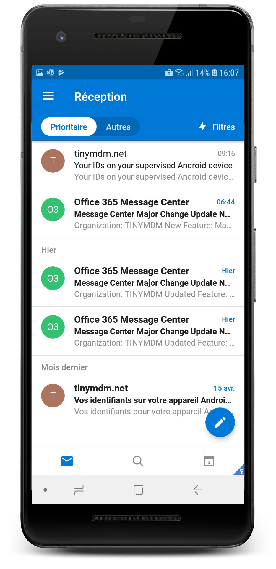 Configuration Exchange Outlook