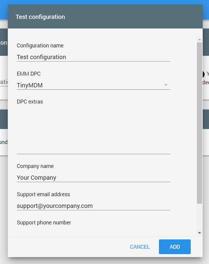 add config popup 1