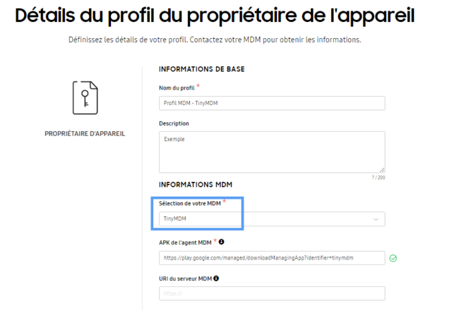 profil MDM