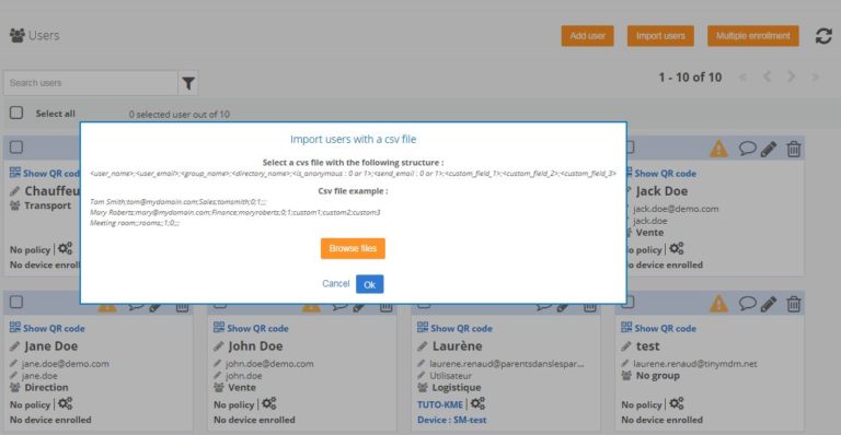 How To Import Users From A Csv File Help Resources TinyMDM