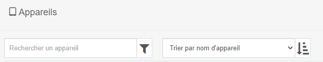rechercher un appareil recherche appareil