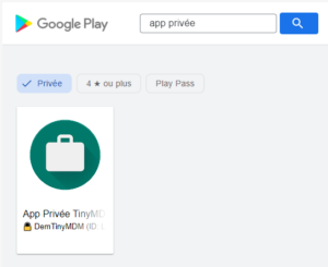 reapprouver app privee reapprouver application privee