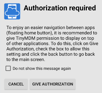 authorization required