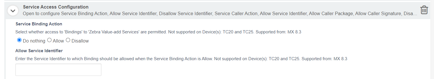 etape 2 – FR service access configuration