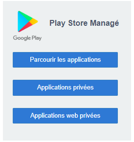 Gérer les applications approuvées play store managé