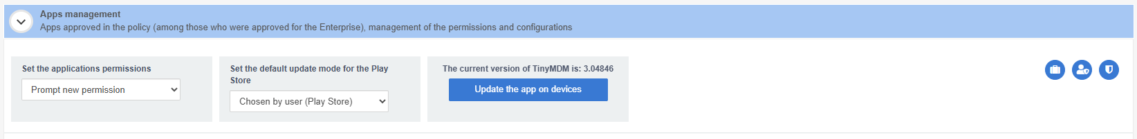 Updating applications
