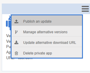 Updating applications