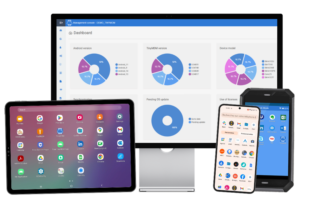 simple android mobile device management solution