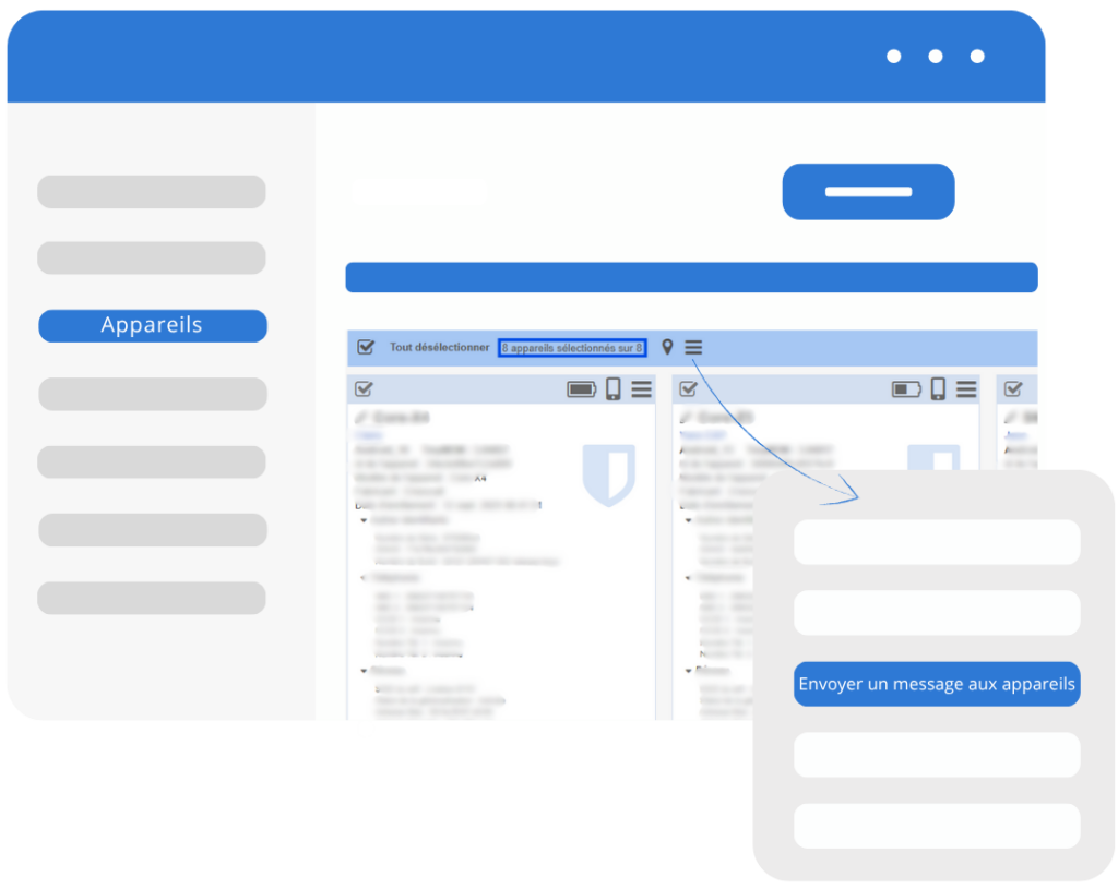 Envoyer un message à tous les appareils