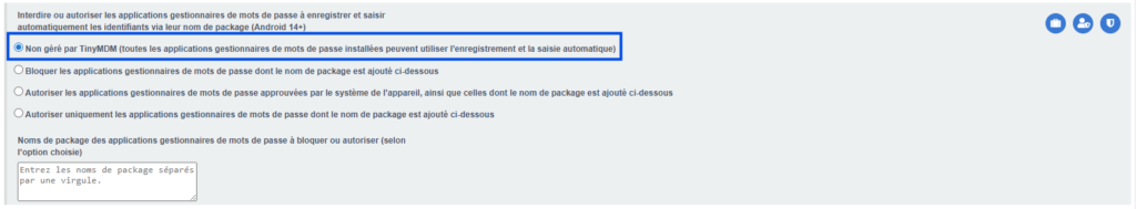 non géré par TinyMDM