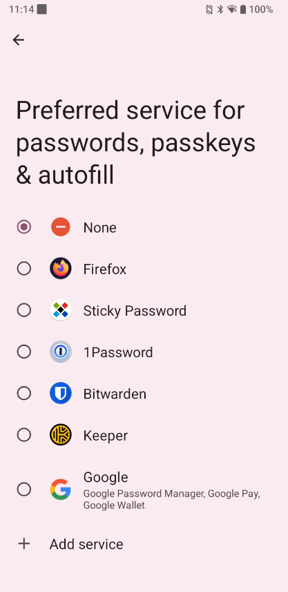 password manager options